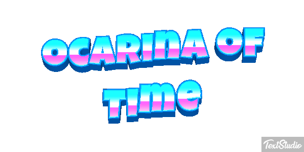 Ocarina of Time Tekst effect