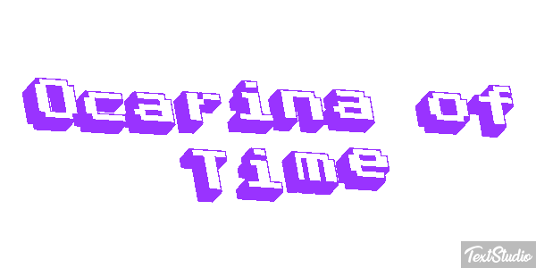 Ocarina of Time Tekst effect