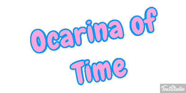 Ocarina of Time Tekst effect