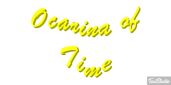 Ocarina of Time Tekst effect
