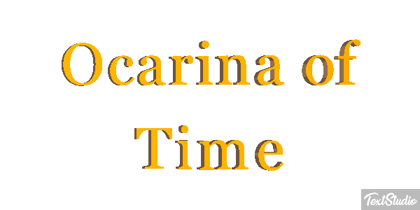 Ocarina of Time Tekst effect