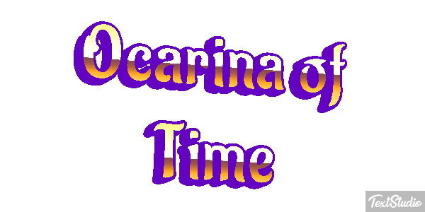 Ocarina of Time Tekst effect