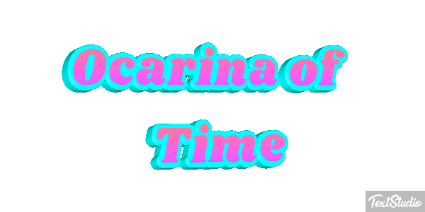 Ocarina of Time Tekst effect