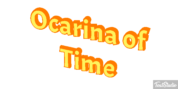 Ocarina of Time Tekst effect