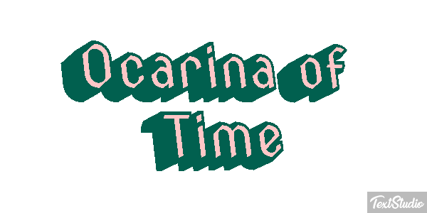 Ocarina of Time Tekst effect