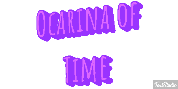 Ocarina of Time Tekst effect
