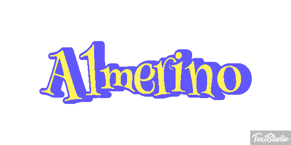 Almerino Effetto testo