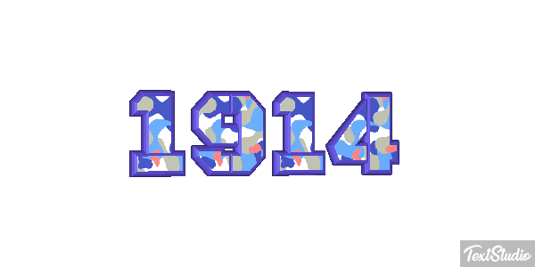 1914 Tekst effect