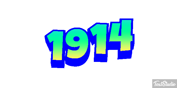 1914 Tekst effect