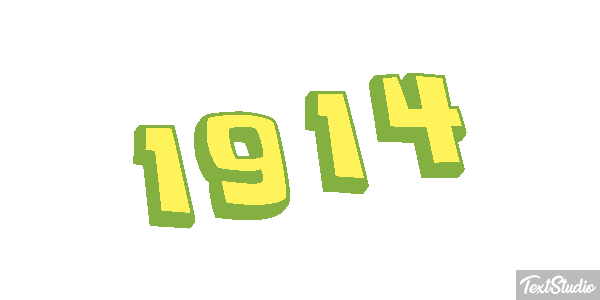 1914 Tekst effect
