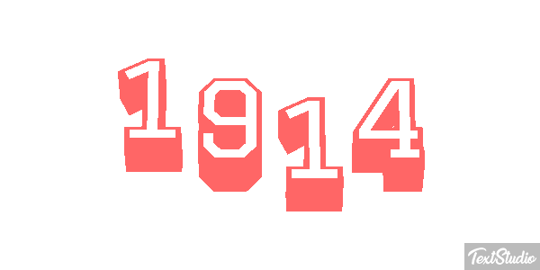 1914 Tekst effect