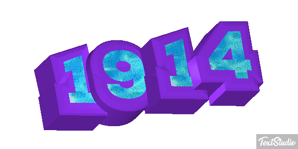 1914 Tekst effect