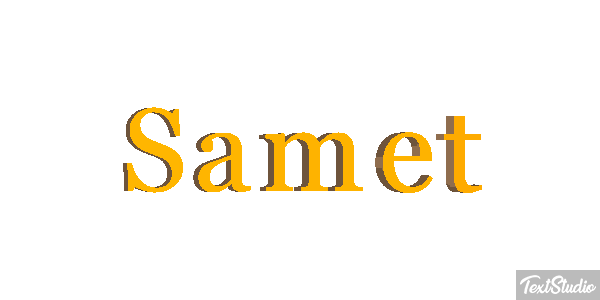 Samet Efekt tekstowy