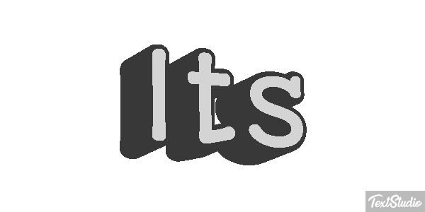Its Text effect