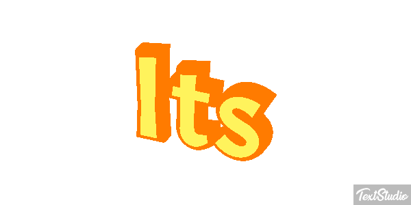 Its Text effect