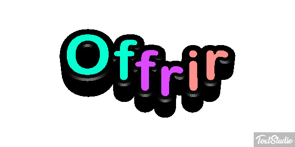Offrir Effet de texte