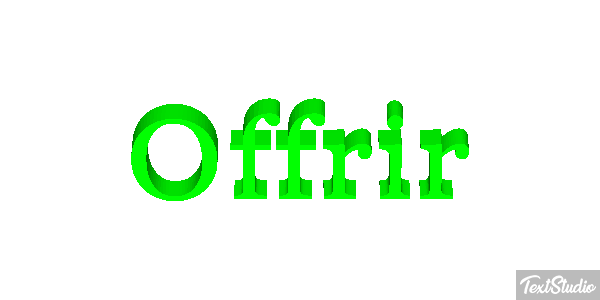 Offrir Effet de texte