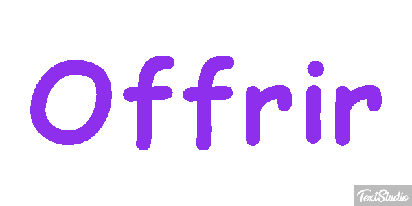 Offrir Effet de texte