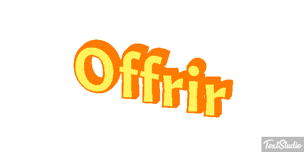 Offrir Effet de texte