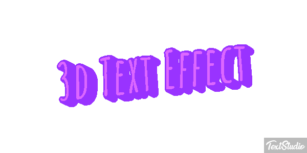 3d Text Effect Metin efekti