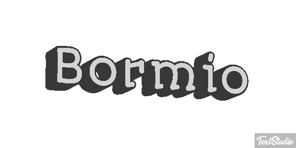 Bormio Efecto de texto