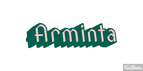 Arminta Text effect