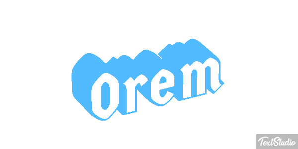 Orem Efekt tekstowy