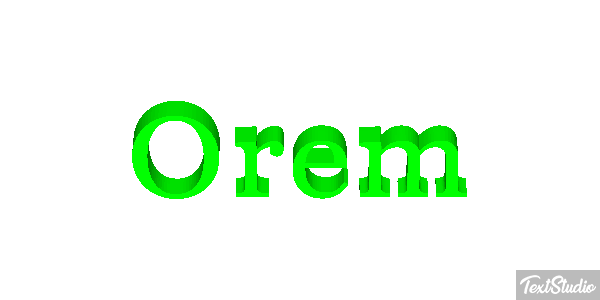Orem Efekt tekstowy