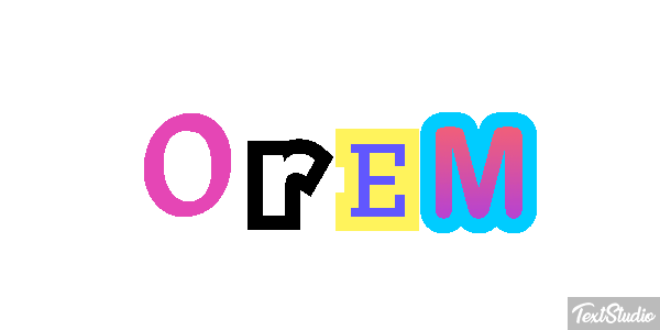 Orem Efekt tekstowy