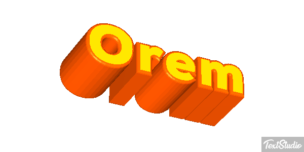 Orem Efekt tekstowy