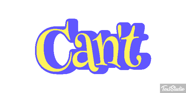 Can’t Text effect