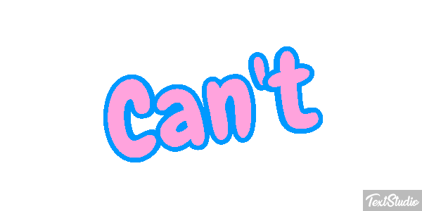 Can’t Text effect
