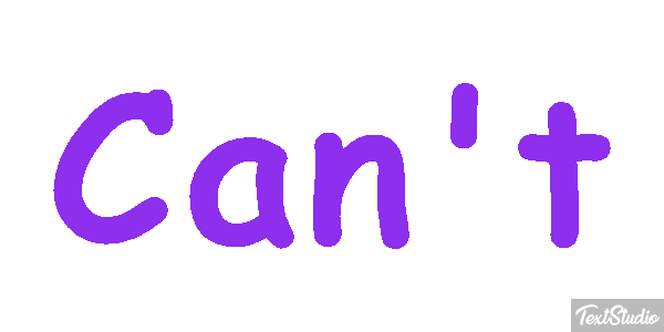 Can’t Text effect