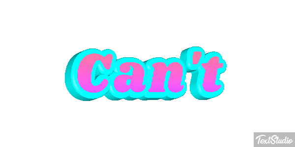 Can’t Text effect