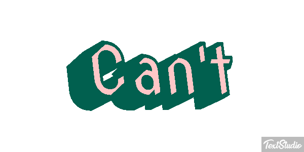 Can’t Text effect