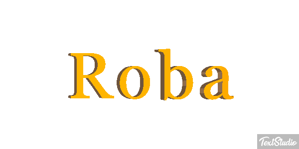 Roba Text effect
