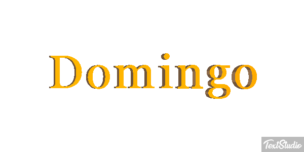 Domingo Effetto testo