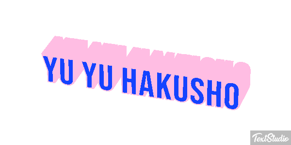 Yu Yu Hakusho Efekt tekstowy