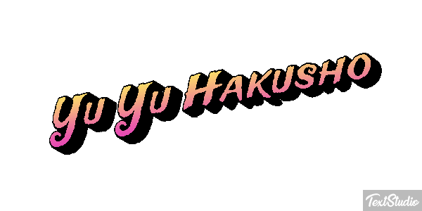 Yu Yu Hakusho Efekt tekstowy