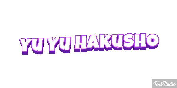 Yu Yu Hakusho Efekt tekstowy