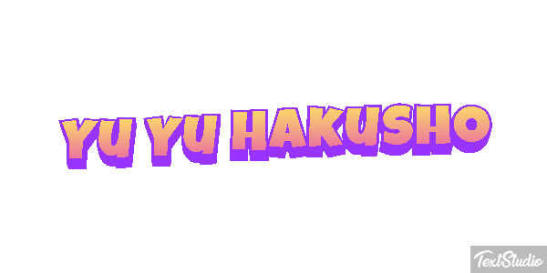Yu Yu Hakusho Efekt tekstowy