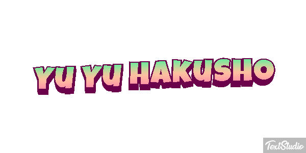 Yu Yu Hakusho Efekt tekstowy
