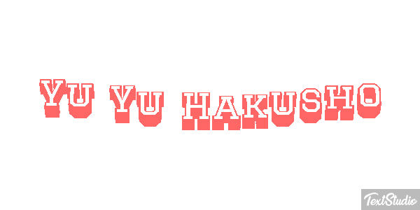 Yu Yu Hakusho Efekt tekstowy