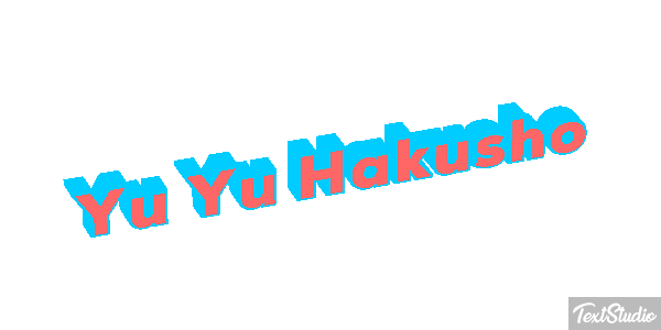 Yu Yu Hakusho Efekt tekstowy