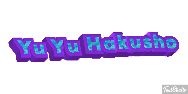 Yu Yu Hakusho Efekt tekstowy