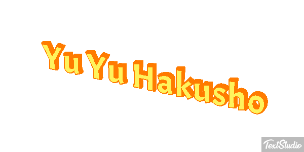 Yu Yu Hakusho Efekt tekstowy
