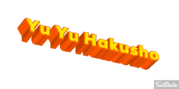 Yu Yu Hakusho Efekt tekstowy