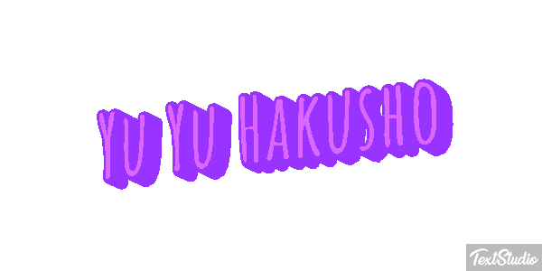 Yu Yu Hakusho Efekt tekstowy