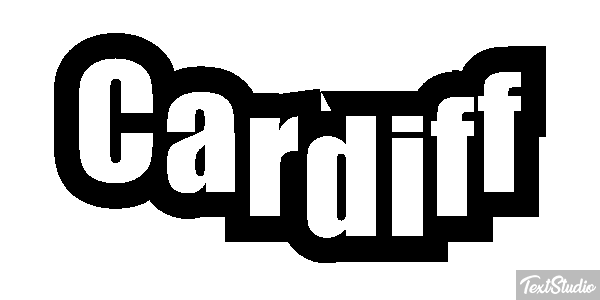 Cardiff Tekst effect