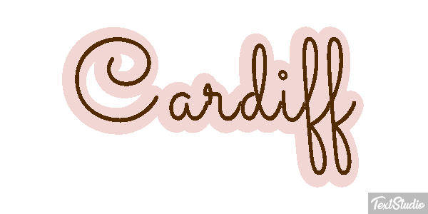 Cardiff Tekst effect